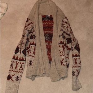 Roxy Tribal Print Cardigan